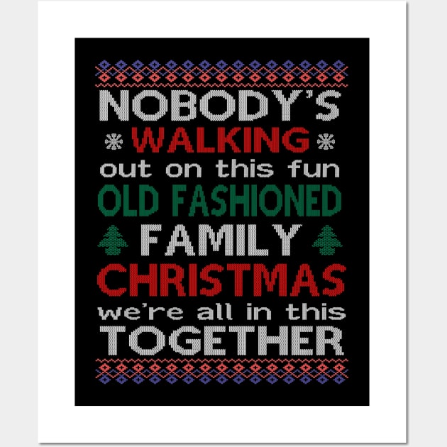 Christmas Vacation Family Wall Art by Bagshaw Gravity